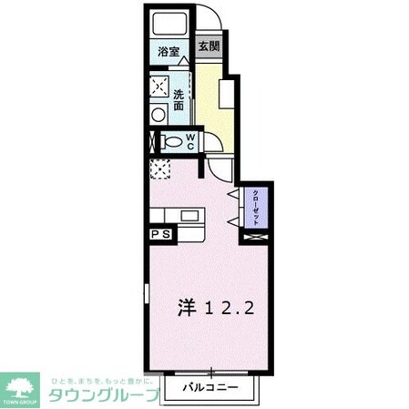 ブリーゼ大門の物件間取画像